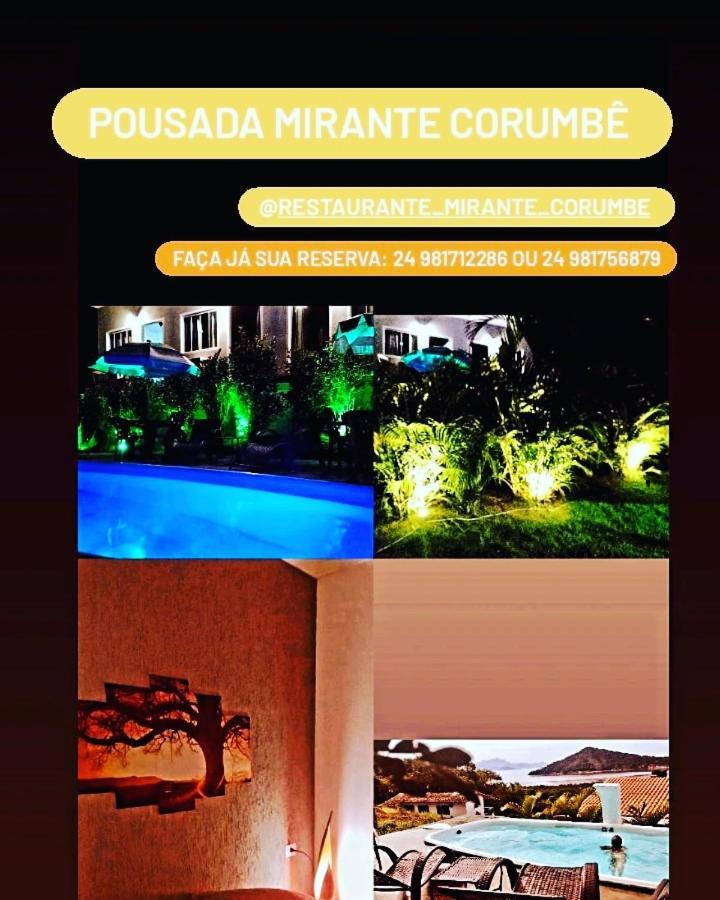 Pousada E Restaurante Mirante Corumbe Parati Esterno foto